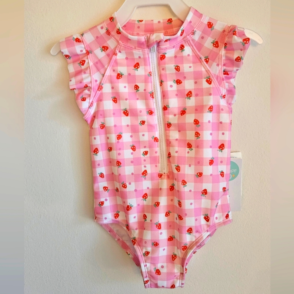 Mia & Miles Girls Toddler Bathingsuit